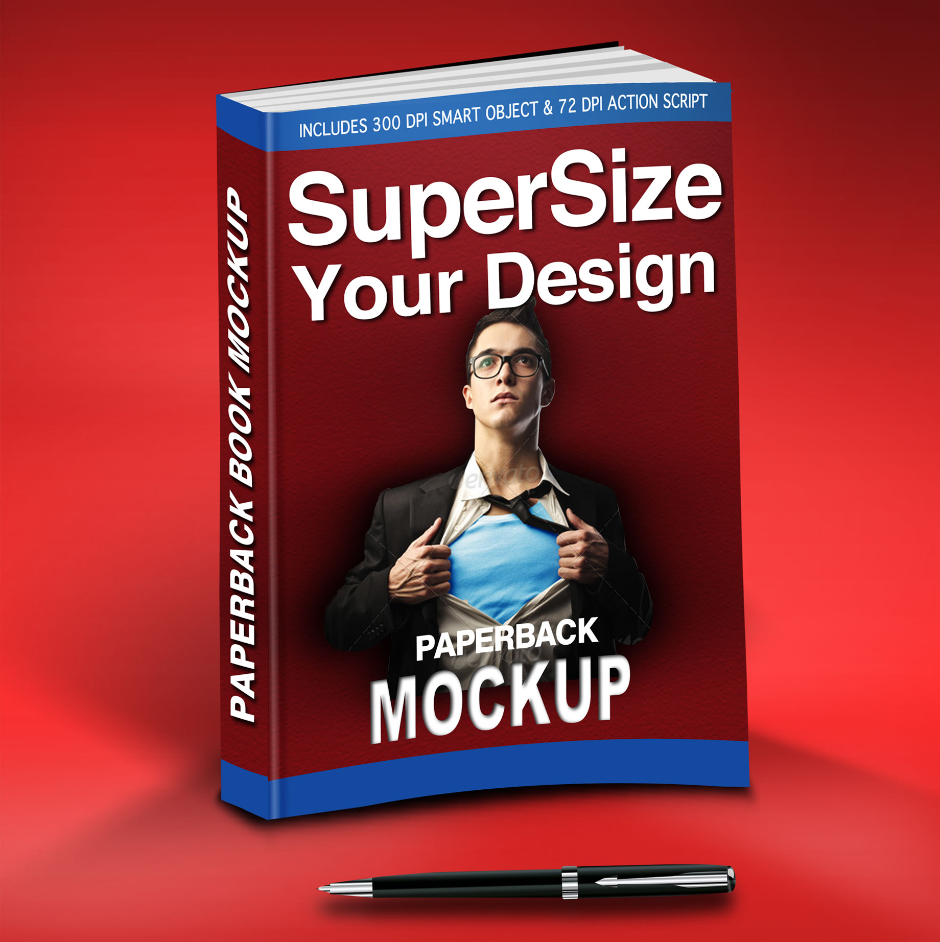 Paperback Book Mockup